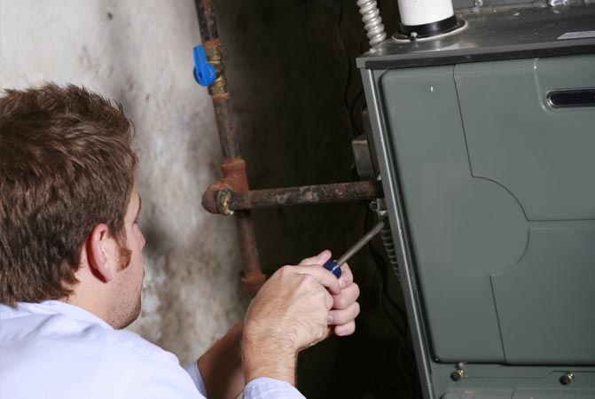 Installing-a-furnace